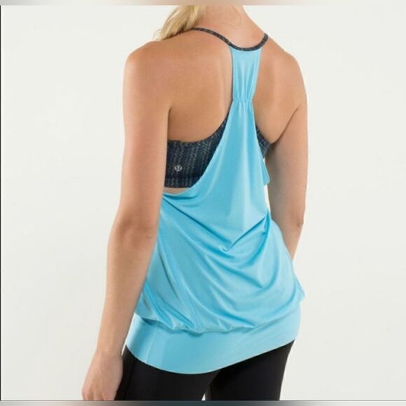 | Lululemon | No Limits Womens Blue Activewear Running Yoga Workout Tank - Picture 1 of 8
